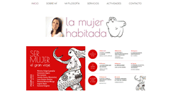 Desktop Screenshot of lamujerhabitada.com