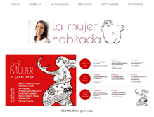 Tablet Screenshot of lamujerhabitada.com